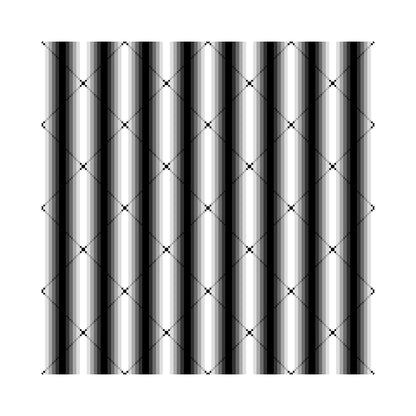《半袖》Monotone Series [01] - 個性派幾何学プリントTシャツ