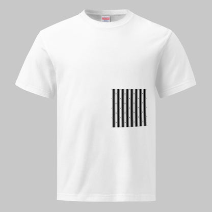 《半袖》Monotone Series [01] - 個性派幾何学プリントTシャツ